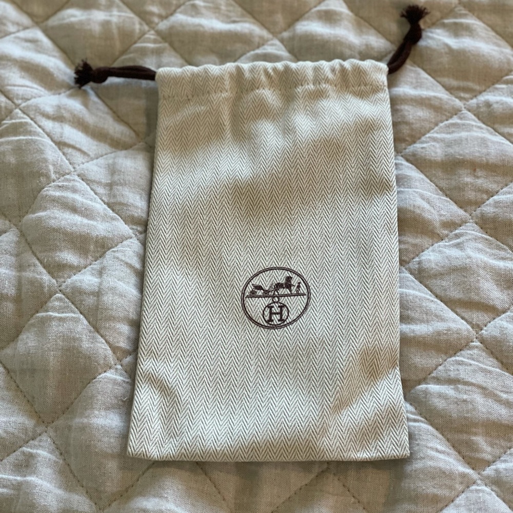 Hermes dust bag for a bag strap